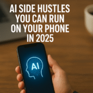 AI Side Hustles You Can Run on Your Phone in 2025